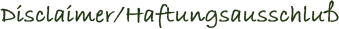 Disclaimer